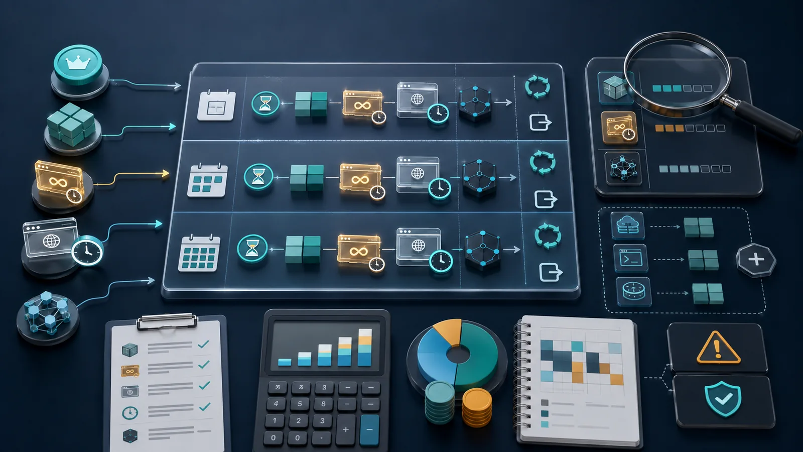 Abstract pricing and access planning map for cybersecurity learning platforms