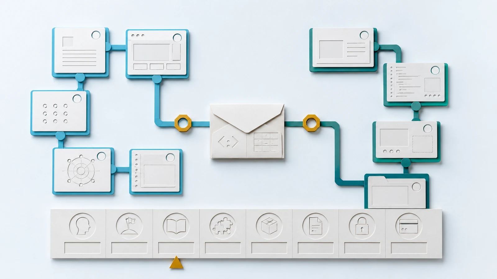 Provider-neutral illustration of DataCamp and Dataquest learning formats, project handoffs, and access checks.